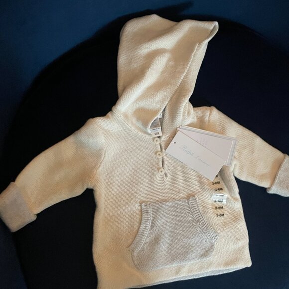 NWT *Polo Ralph Lauren  Baby's Knit Organic Cotton Set (Size 3-6M) - Picture 6 of 7